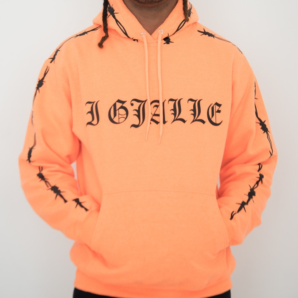 I GJALLË BARBED WIRE HOODIE